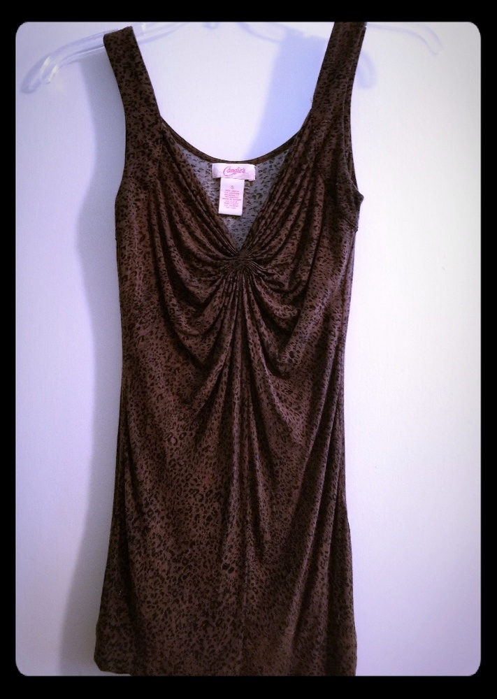 NWOT Leopard Print Dressy Tank Top